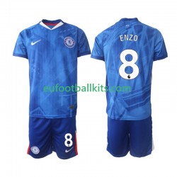 Chelsea Enzo Fernandez 8 Home Football Shirts 2025-2026 Kids LS
