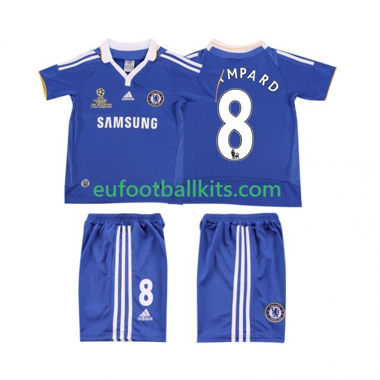 Chelsea LAMPARD 8 Retro Home Football Shirts 2007 2008 Kids LS