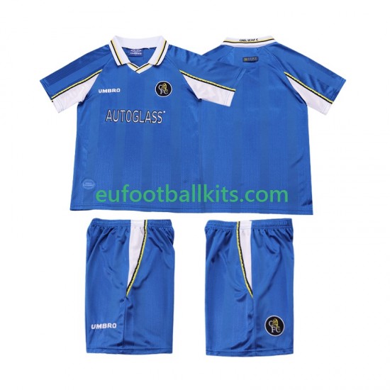 Chelsea Retro Home Football Shirts 1997 1999 Kids LS