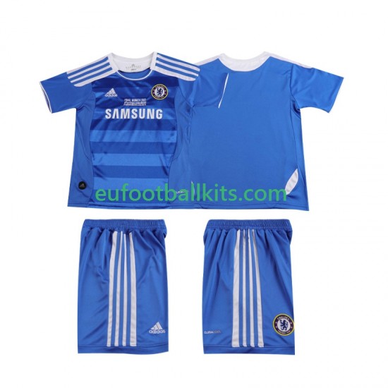 Chelsea Retro Home Football Shirts 2011 2012 Kids LS