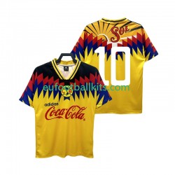 Club America 10 Retro Home Football Shirts 1995 Men LS