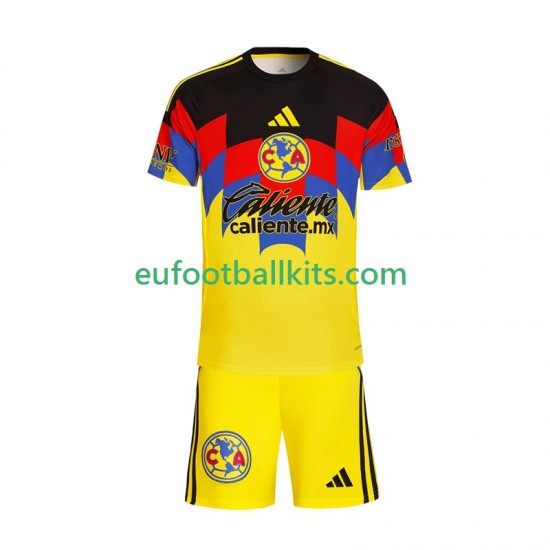 Club America Home Football Shirts 2025-2026 Kids LS