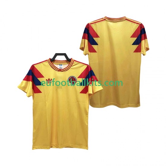 Colombia Retro Home Football Shirts 1990 Men LS