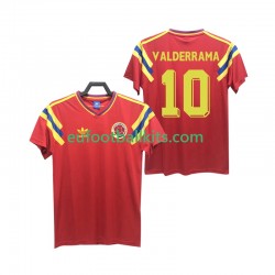 Colombia VALDERRAMA 10 Retro Away Football Shirts 1990 Men LS