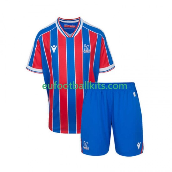 Crystal Palace Home Football Shirts 2025-2026 Kids LS