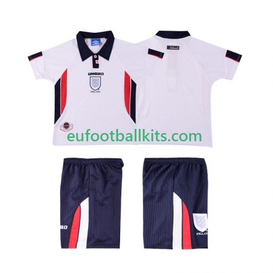 England Retro Home Football Shirts 1998 Kids LS