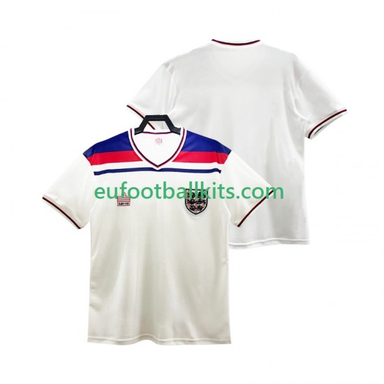 England Retro Home Football Shirts 1982 Men LS