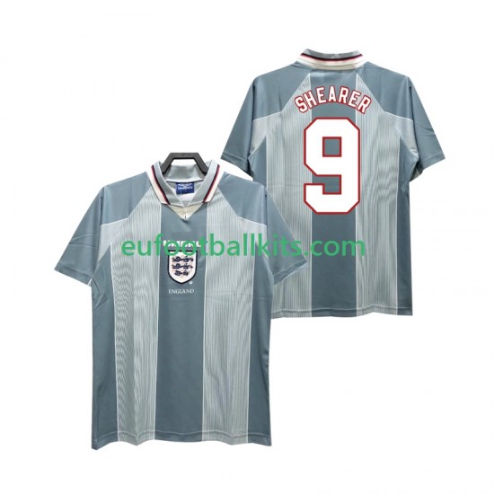 England SHEARER 9 Retro Away Football Shirts 1996 Men LS