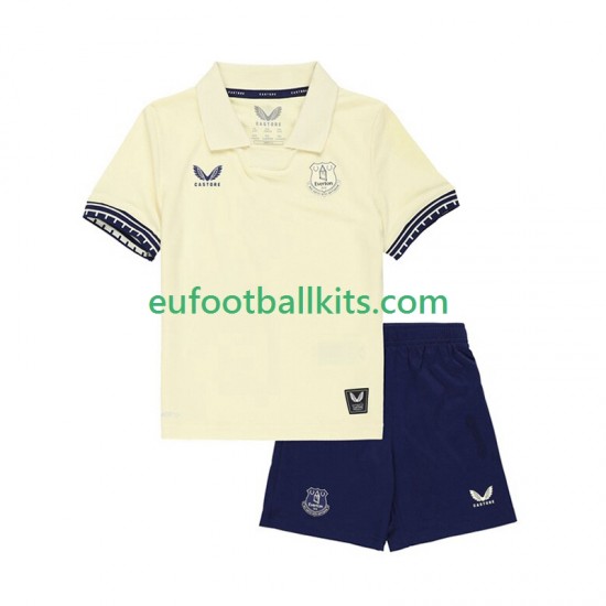 Everton FC Away Football Shirts 2025-2026 Kids LS