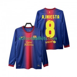 FC Barcelona A INIESTA 8 Retro Home Football Shirts 2012 2013 Men SS