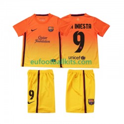 FC Barcelona A INIESTA 9 Retro Away Football Shirts 2012 2013 Kids LS