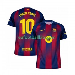 FC Barcelona Lamine Yamal 10 Home Football Shirts Champions League 2025-2026 Men LS