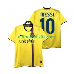 FC Barcelona Lionel Messi 10 Retro Away Football Shirts 2008 2009 Men LS