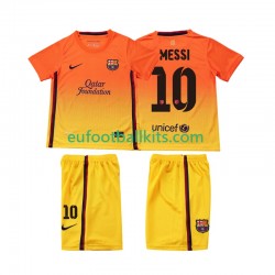 FC Barcelona Lionel Messi 10 Retro Away Football Shirts 2012 2013 Kids LS