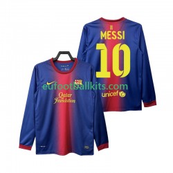 FC Barcelona Lionel Messi 10 Retro Home Football Shirts 2012 2013 Men SS