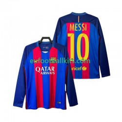 FC Barcelona Lionel Messi 10 Retro Home Football Shirts 2016 2017 Men SS