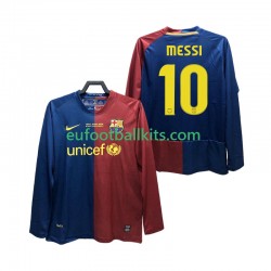 FC Barcelona Lionel Messi 10 Retro Home Football Shirts Champions League 2008 2009 Men SS