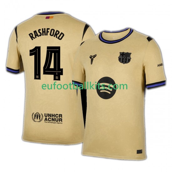 FC Barcelona Marcus Rashford 14 Away Football Shirts UCL 2025-2026 Men LS