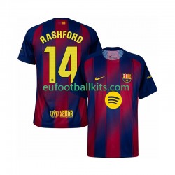 FC Barcelona Marcus Rashford 14 Home Football Shirts 2025-2026 Men LS
