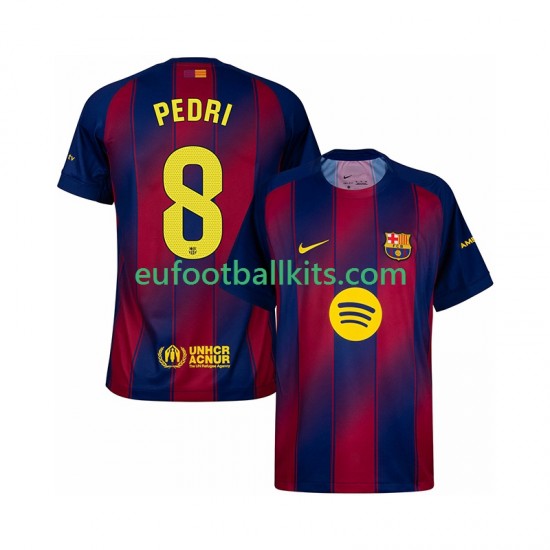 FC Barcelona Pedri 8 Home Football Shirts 2025-2026 Men LS