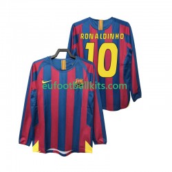 FC Barcelona RONALDINHO 10 Retro Home Football Shirts 2005 2006 Men SS