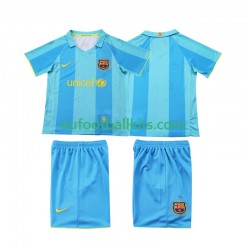 FC Barcelona Retro Away Football Shirts 2007 2008 Kids LS
