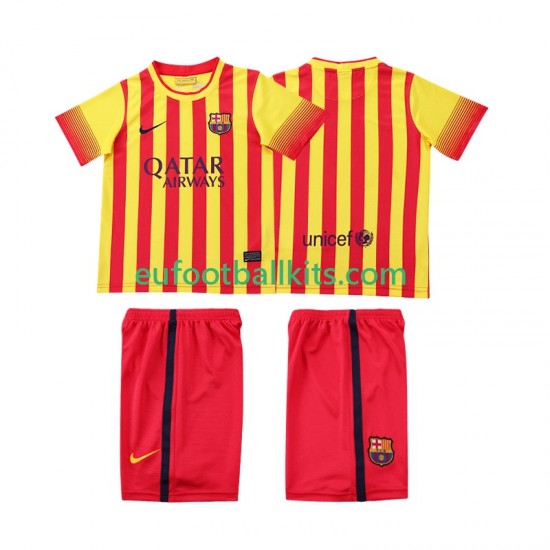 FC Barcelona Retro Away Football Shirts 2013 2014 Kids LS