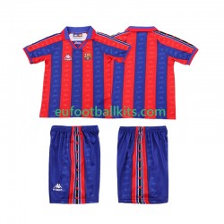 FC Barcelona Retro Home Football Shirts 1996 1997 Kids LS