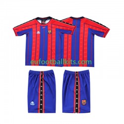 FC Barcelona Retro Home Football Shirts 1997 1998 Kids LS