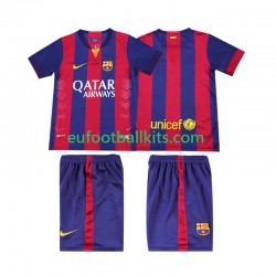 FC Barcelona Retro Home Football Shirts 2014 2015 Kids LS