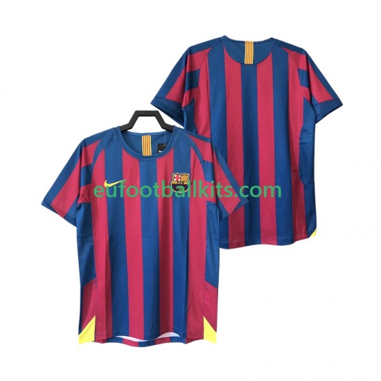 FC Barcelona Retro Home Football Shirts 2005 2006 Men LS