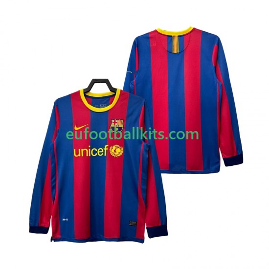 FC Barcelona Retro Home Football Shirts 2010 2011 Men SS