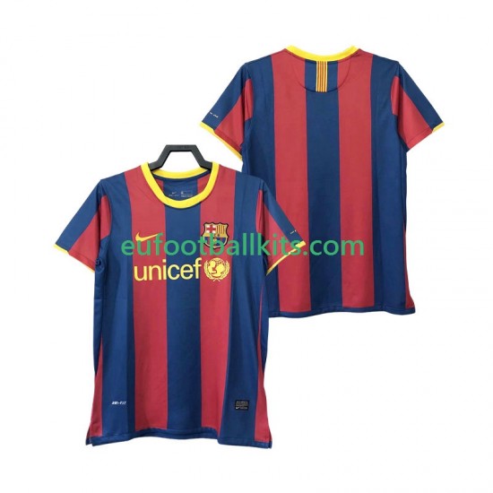 FC Barcelona Retro Home Football Shirts 2010 2011 Men LS