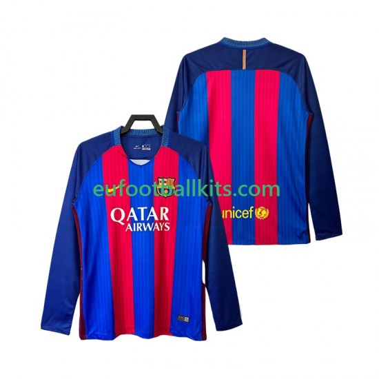 FC Barcelona Retro Home Football Shirts 2016 2017 Men SS