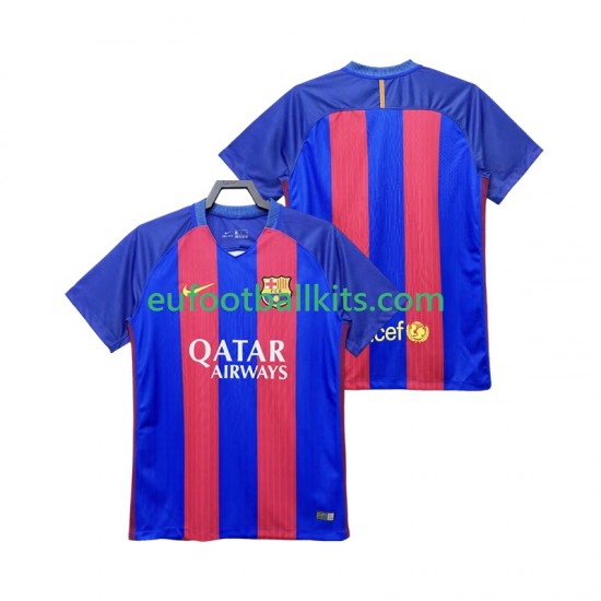 FC Barcelona Retro Home Football Shirts 2016 2017 Men LS