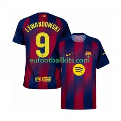 FC Barcelona Robert Lewandowski 9 Home Football Shirts 2025-2026 Men LS