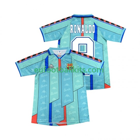 FC Barcelona Ronaldo 9 Retro Away Football Shirts 1996 1997 Men LS