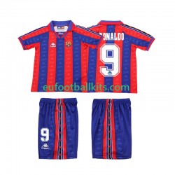 FC Barcelona Ronaldo Retro Home Football Shirts 1996 1997 Kids LS