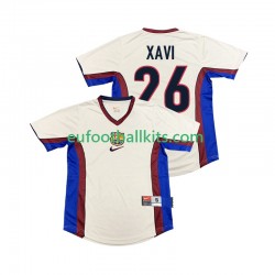 FC Barcelona XAVI 26 Retro Away Football Shirts 1998 1999 Men LS