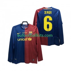 FC Barcelona XAVI 6 Retro Home Football Shirts Champions League 2008 2009 Men SS