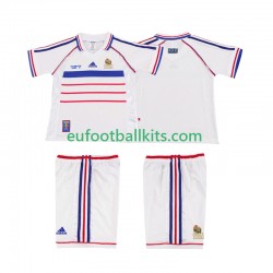France Retro Away Football Shirts 1998 Kids LS