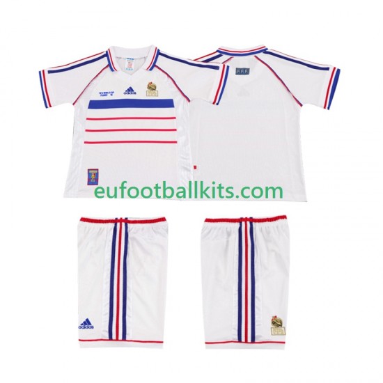 France Retro Away Football Shirts 1998 Kids LS
