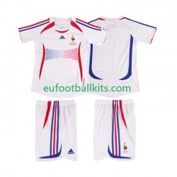 France Retro Away Football Shirts 2006 Kids LS