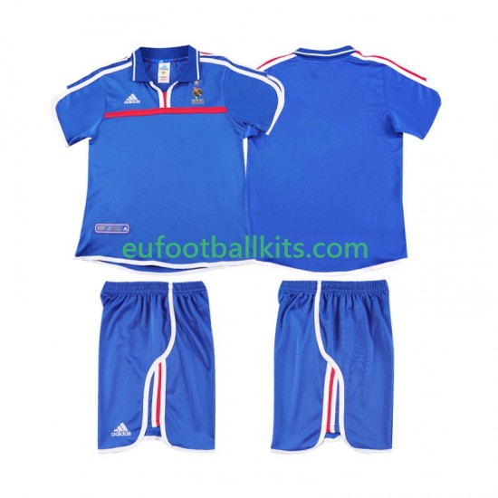 France Retro Home Football Shirts 2000 Kids LS
