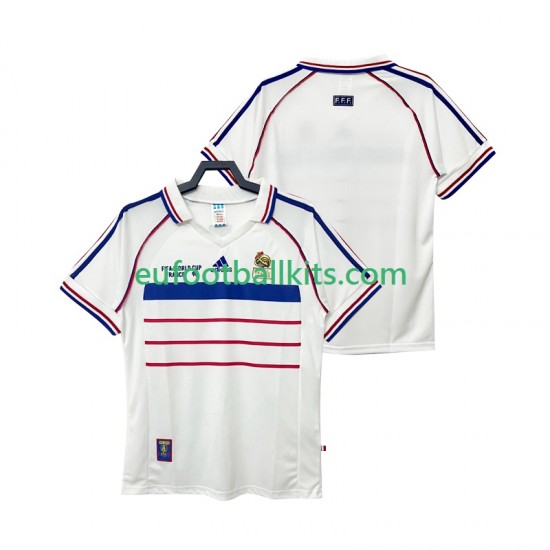 France Retro Away Football Shirts 1998 Men LS