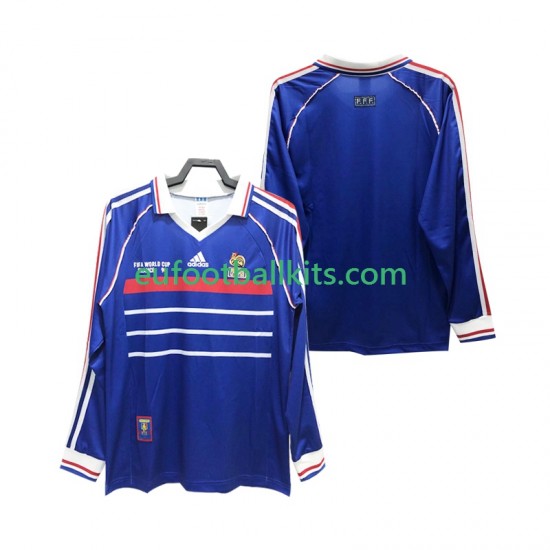 France Retro Home Football Shirts 1998 Men SS