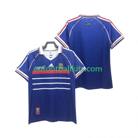 France Retro Home Football Shirts 1998 Men LS