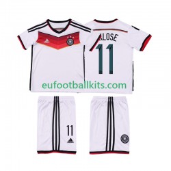 Germany KLOSE 11 Retro Home Football Shirts 2014 Kids LS