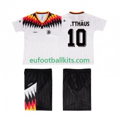 Germany MATTHAUS 10 Retro Home Football Shirts 1994 Kids LS
