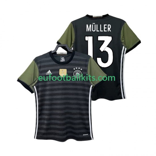Germany MULLER 13 Retro Away Football Shirts 2016 Men LS